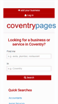 Mobile Screenshot of coventrypages.co.uk
